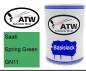 Preview: Saab, Spring Green, GN11: 500ml Lackdose, von ATW Autoteile West.